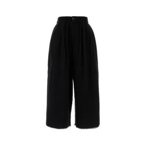 Uma Wang Women Black Wool Blend Bermuda Shorts